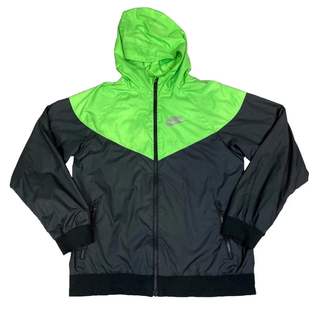 NIKE Athleisure Green Activewear Jackets